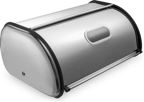 ordning stainless steel bread box|Best Stainless Steel Bread Boxes .